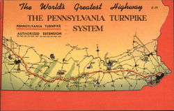The Pennsylvania Turnpike System Postcard Postcard