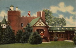 The Santa Claus Castle Indiana Postcard Postcard