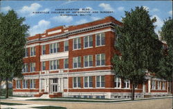 Administration Bldg., Kirksville College of Osteopathy and Surgery Postcard