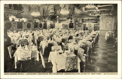 Main Dining Room - Janssen Graybar Restaurant New York, NY Postcard Postcard
