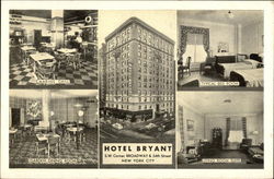 Hotel Bryant New York City, NY Postcard Postcard