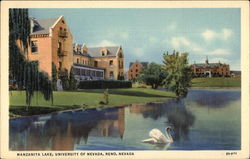 Manzanita Lake, University of Nevada Postcard