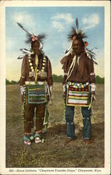 Sioux Indians, "Cheyenne Frontier Days" Postcard