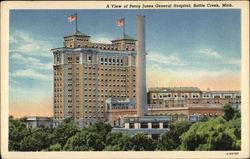 Percy Jones General Hospital Battle Creek, MI Postcard Postcard