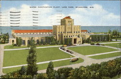 Water Purification Plant - Lake Park Postcard