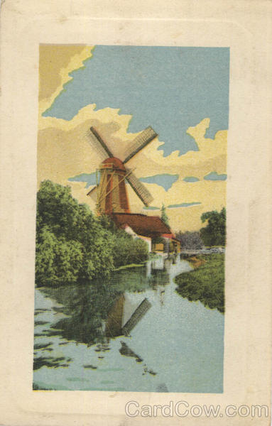 Windmill Scene Windmills