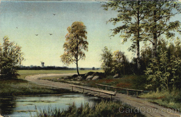 Windmill in Distance Windmills