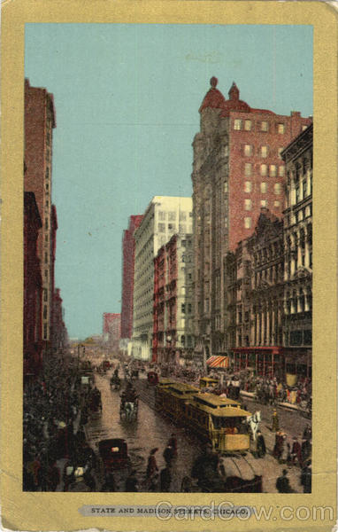 State And Madison Streets Chicago Illinois