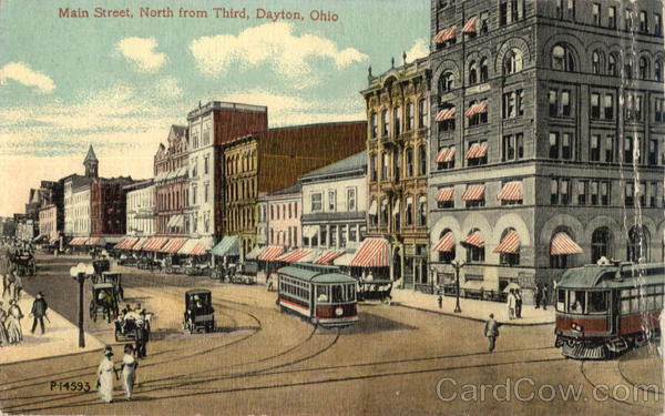 Main Street, North from Third Dayton Ohio