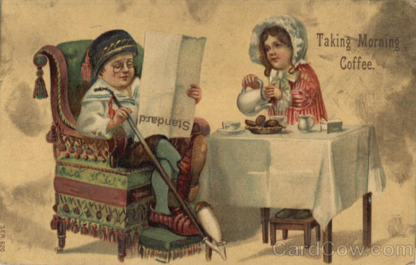 Taking Morning Coffee Coffee & Tea