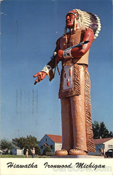 Hiawatha Ironwood Michigan Native Americana