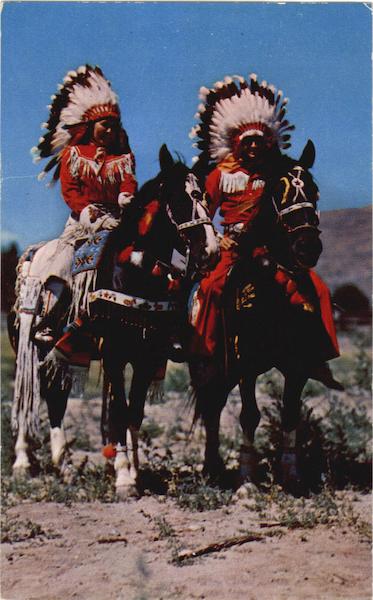 First Americans In Full Dress Native Americana