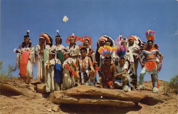 Indians In Ceremonial Dress Native Americana