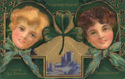 True Irish Hearts Postcard