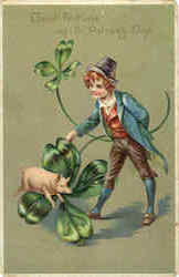 Good Fortune On St. Patrick's Day Postcard