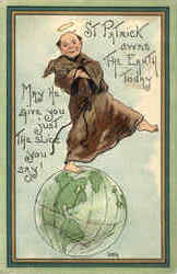 St. Patrick Days The Earth Today Postcard