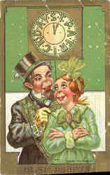 St Patrick's Day Irish Hearts Postcard