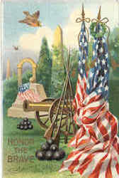 Honor The Brave Postcard