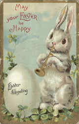 Easter Greetings Postcard