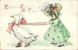 Easter Joys Be Thine Postcard