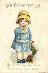 An Easter Greeting Postcard Postcard