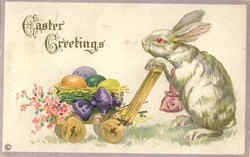 Easter Greetings Postcard