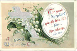 All Good Wishes For Easter Postcard