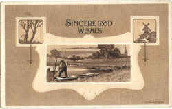Sincere Good Wishes Postcard