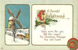 A Peaceful Christmas Postcard