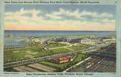 View Taken From Stevens Hotel Showing Band Shell Chicago, IL Postcard Postcard