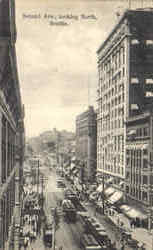 Second Ave. Looking North Postcard