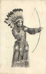Indian Maiden Series Postcard