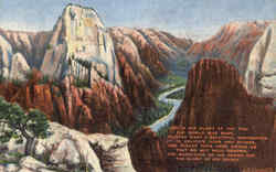 Zion National Park Postcard