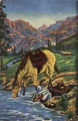 A Drink Of Water Postcard