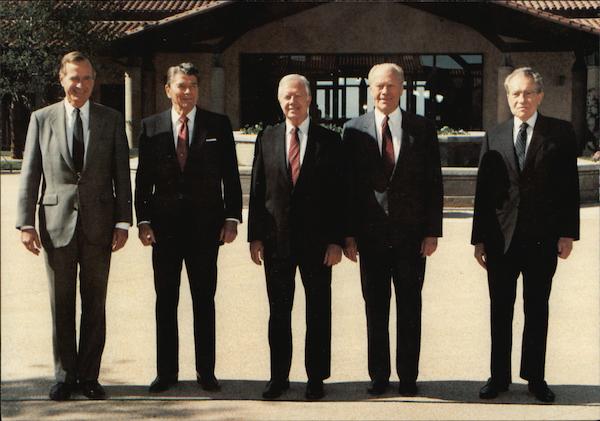 Presidents Bush, Reagan, Carter, Ford & Nixon Jimmy Carter