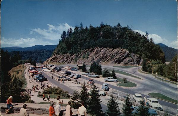 Newfound Gap Parking Area - Great Smoky Mountains National Park Tennessee