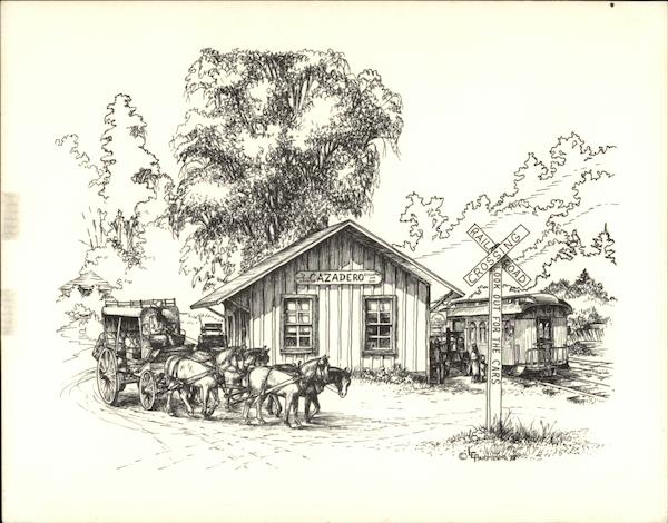 Depot and Stage Cazadero California