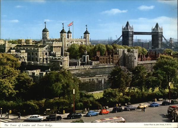 The Tower of London and Tower Bridge UK