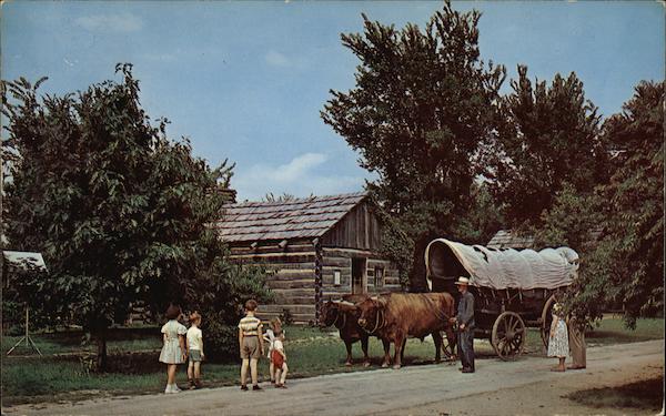 Greetings from the Land of Lincoln New Salem Illinois