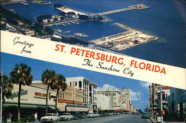 Greetings from The Sunshine City St. Petersburg Florida