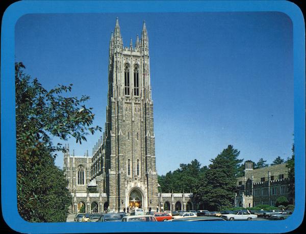 Duke University - The Chapel Durham North Carolina