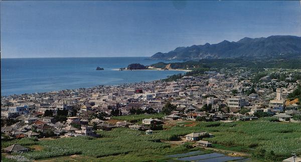 Whole View of Nagu City Japan