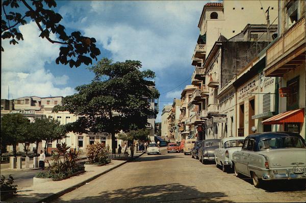 Old San Francisco Street San Juan Puerto Rico