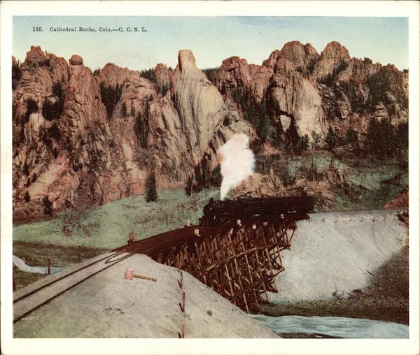 Cathedral Rocks Scenic Colorado