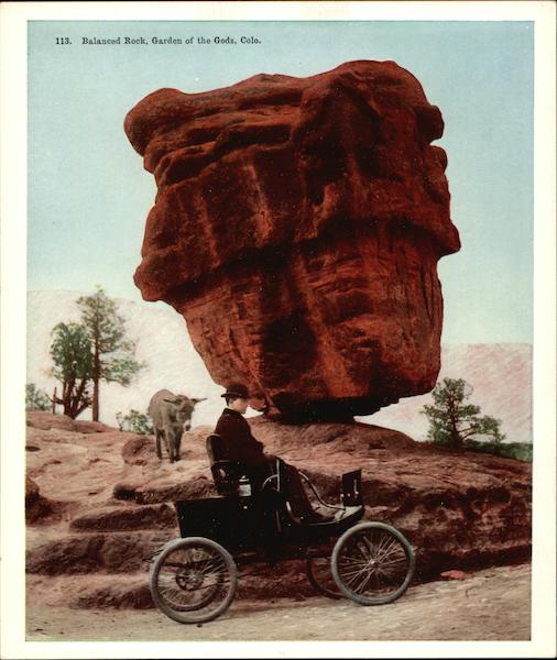 Balanced Rock - Garden of the Gods Scenic Colorado