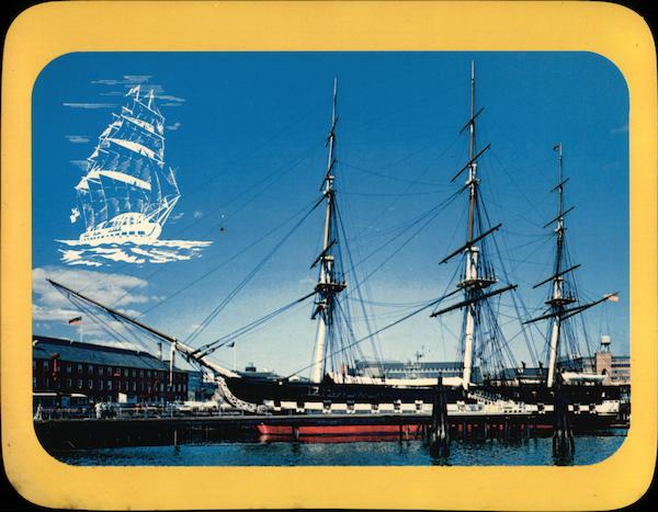 U.S.S. Constitution Old Ironsides Navy Yard Boston Massachusetts