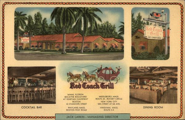 Red Coach Grill Miami Florida