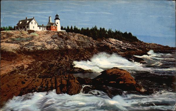 Lighthouse on the Rockbound Coast Pemaquid Point Maine