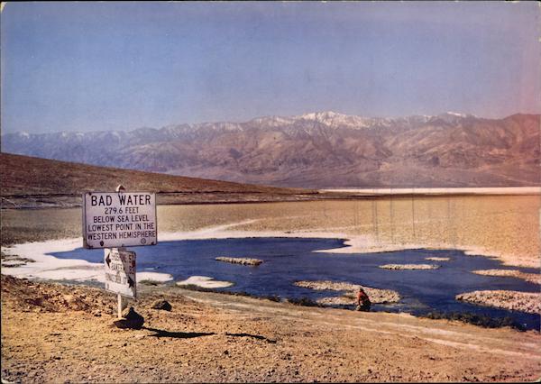 Bad Water, Death Valley National Monument California
