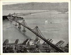San Francisco-Oakland Bay Bridge California Large Format Postcard Large Format Postcard